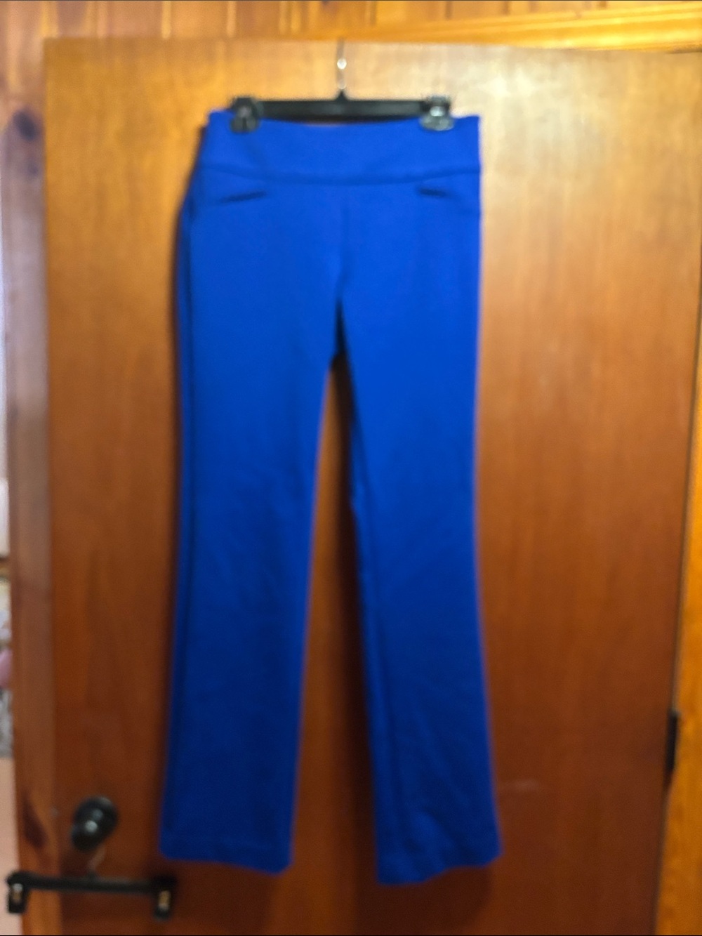 Electric Blue Bootcut Ponte Pants
